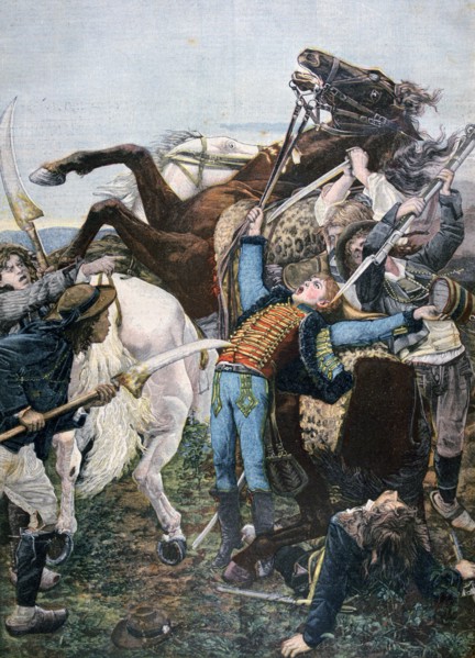 'The Death of Bara', 1894. Artist: Unknown