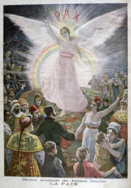 'Our Hope for the New Year: Peace', 1894. Artist: Unknown