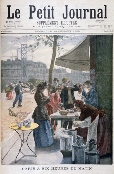 Paris at six o'clock in the morning, 1895. Artist: Unknown