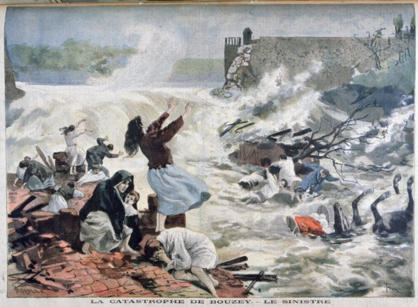 'The Disaster at Bouzey', 1895. Creator: F Meaulle.