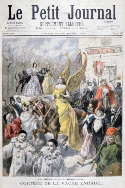 Mid-Lent celebrations, Paris, 1896. Creator: F Meaulle.