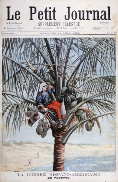 Spanish lookout, Spanish-American War, 1898. Creator: F Meaulle.