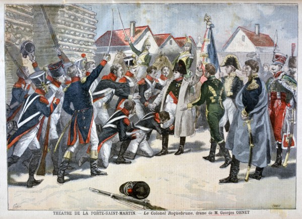 'Le Colonel Roquebrune', a drama by Georges Ohnet, 1897. Creator: F Meaulle.