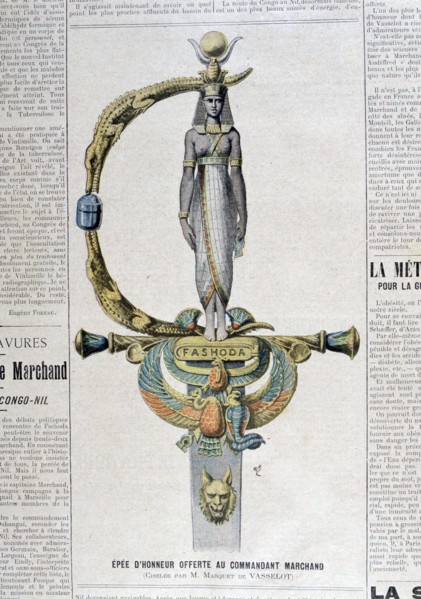 Sword of honor offered to the commercial commander, 1899. Artist: Unknown