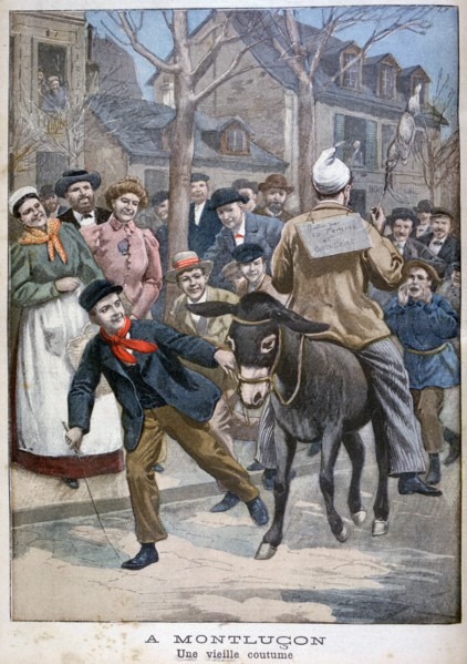 A traditional custom, Montluçon, France, 1900. Artist: Unknown