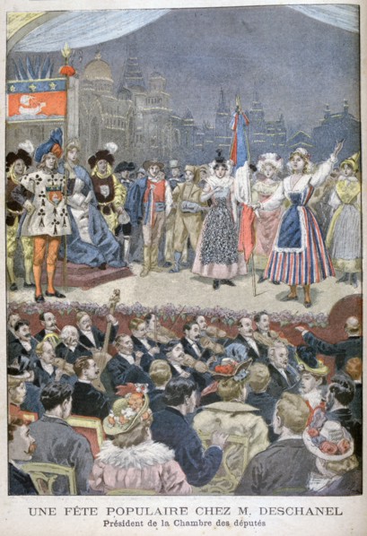 Festivity popular with Paul Deschanel, President of France, 1900.  Artist: Oswaldo Tofani