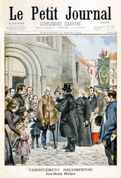 Late Reward for Jean-Henry Phelipot, 1901. Artist: Unknown