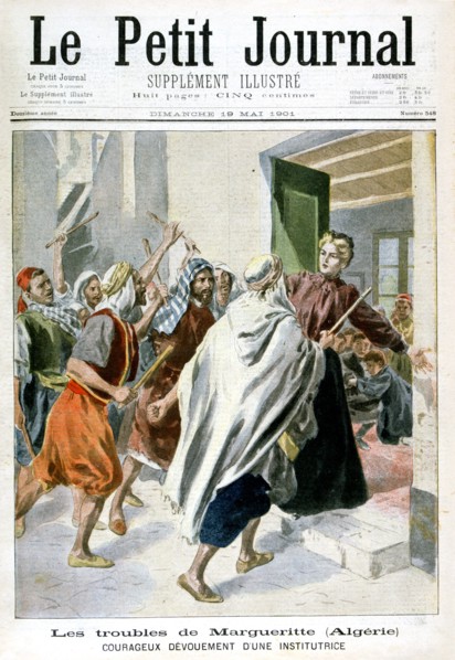 In Algeria, Margaret in trouble, 1901. Artist: Unknown