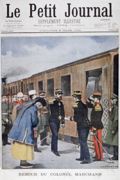 Return of Colonel Marchand to China, 1902. Artist: Unknown