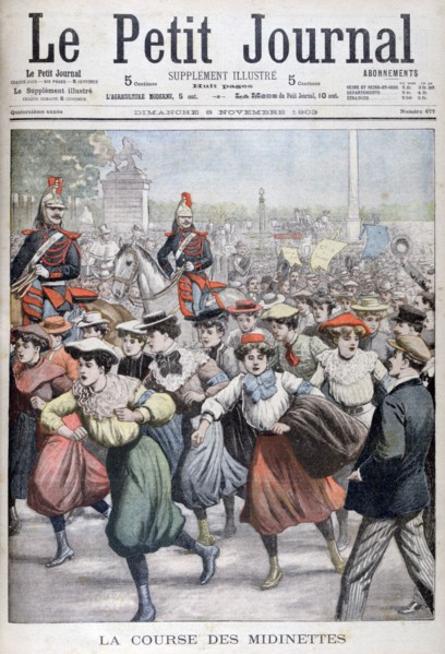 The race of the Midinette, 1903. Artist: Unknown