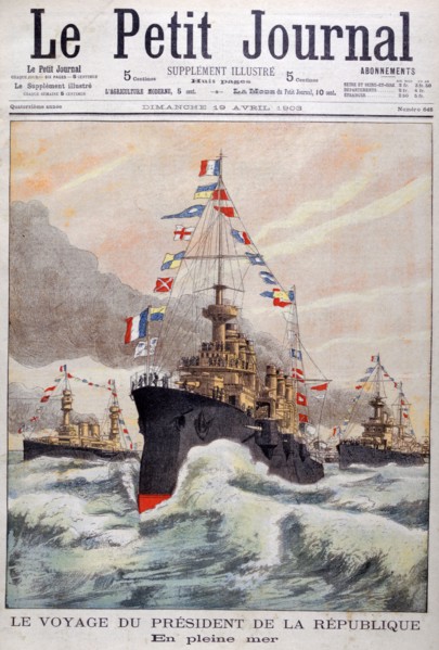 The President of the Republic of France on his way to Algeria, 1902. Artist: Unknown