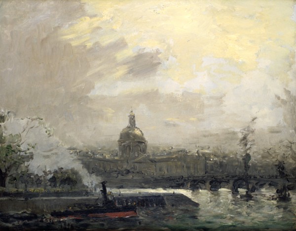 'The Seine, Conti Quay', c19th Century. Artist: Frank Myers Boggs