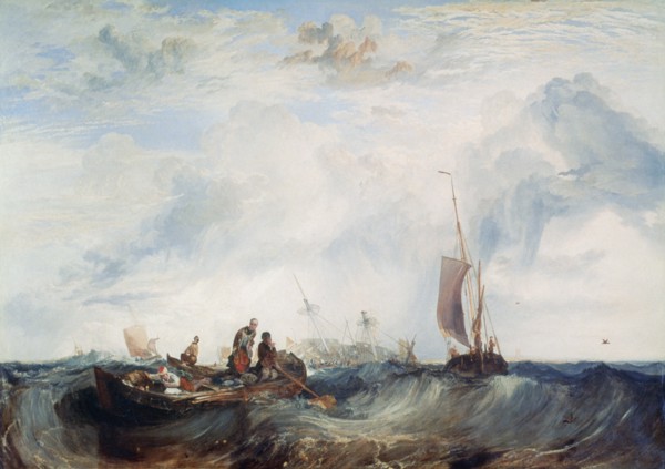 'Entrance of the Meuse...', c1819. Artist: JMW Turner