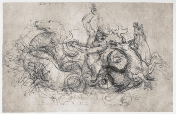 'Neptune', c1504. Artist: Leonardo da Vinci