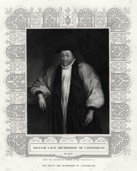 'William Laud, Archbishop of Canterbury', 19th century. Artist: Henry Thomas Ryall