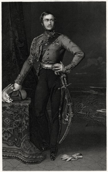 'HRH Prince Albert', 19th century. Artist: J Brown