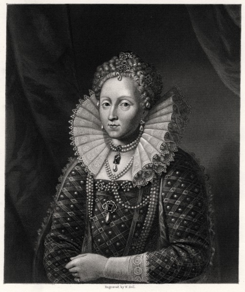 Queen Elizabeth I, 19th century.Artist: W Holl