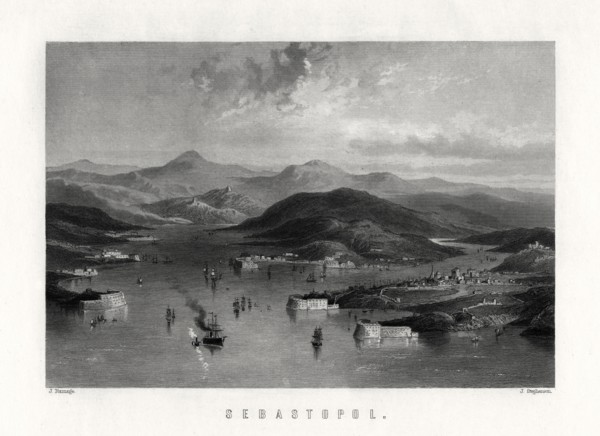 'Sebastopol', Ukraine, 19th century. Artist: J Stephenson