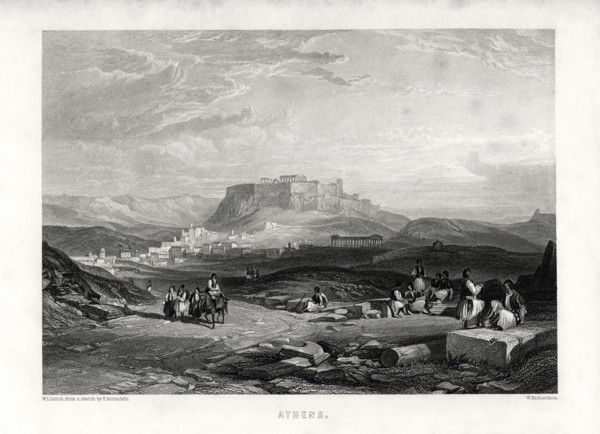 'Athens', Greece, 1887. Artist: W Richardson