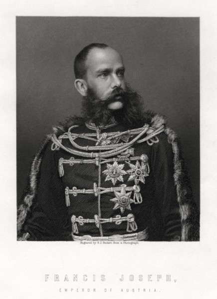 Francis Joseph, Emperor of Austria, 19th century.Artist: George J Stodart