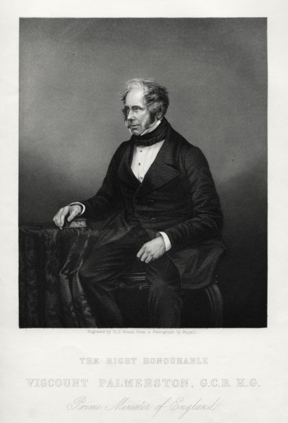 Henry John Temple, 3rd Viscount Palmerston, British statesman, c1880. Artist: DJ Pound