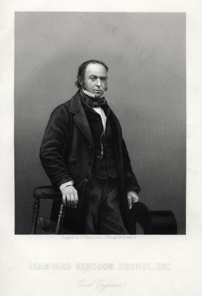 Isambard Kingdom Brunel, British engineer, c1880.Artist: DJ Pound