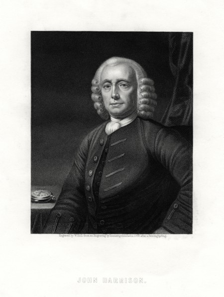 John Harrison, English clock maker, 19th century.Artist: W Holl