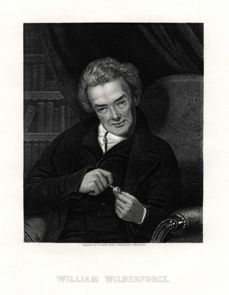 William Wilberforce, English anti-slavery campaigner, 19th century.Artist: E Scriven