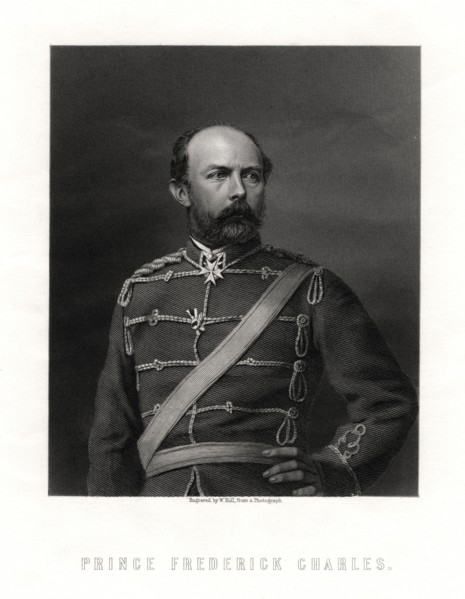 Prince Frederick Charles, 19th century. Artist: W Holl