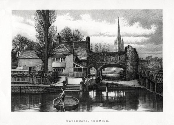 Watergate, Norwich, 1896. Artist: Unknown