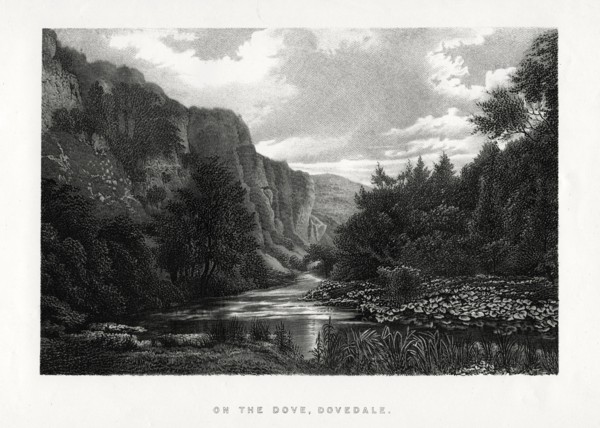 The Dove, Dovedale, Derbyshire, 1896. Artist: Unknown
