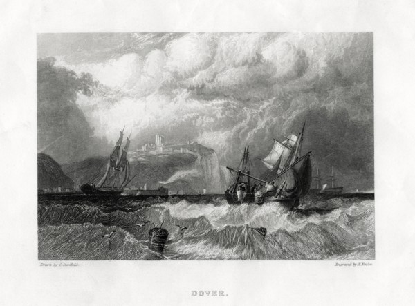 Dover, Kent, 1860. Artist: E Finden
