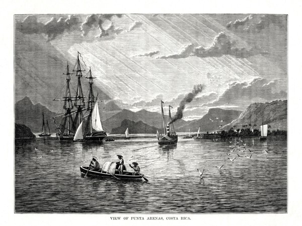 'View of Punta Arenas, Costa Rica', 1877. Artist: Unknown