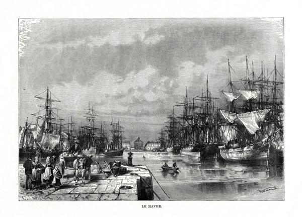 Le Havre, Normandy, northern France, 1879. Artist: C Laplante