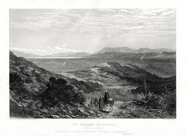 'The Waters of Merom', Palestine, 1887. Artist: W Forrest