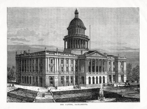 The Capitol, Sacramento, California, USA, 1877. Artist: Unknown