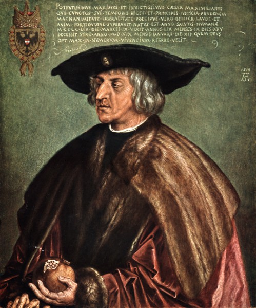 Kaiser Maximilian I, 1519. Artist: Albrecht Dürer
