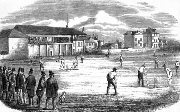 Lord's Cricket Ground, London, 1858. Artist: Unknown
