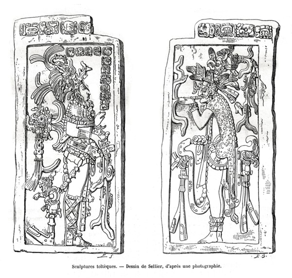 'Toltec sculptures', Mexico, 19th century. Artist: Unknown