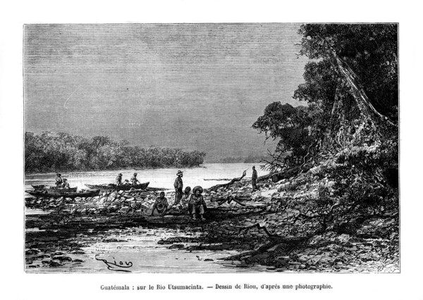 The Usumacinta River, southeastern Mexico and northwestern Guatemala, 19th century. Artist: Unknown