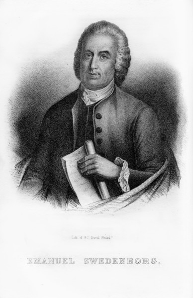 Emanuel Swedenborg, Swedish scientist, philosopher and mystic, (1854). Artist: Unknown