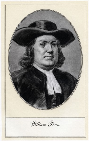 William Penn, founder of Pennsylvania, (early 20th century).Artist: Gordon Ross