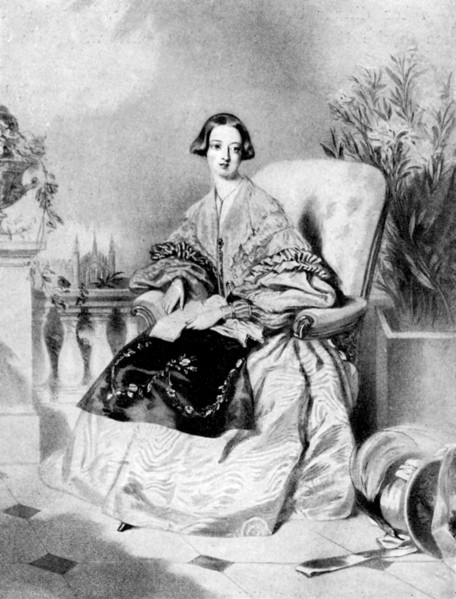 Queen Victoria, 1838.Artist: Alfred Chalon
