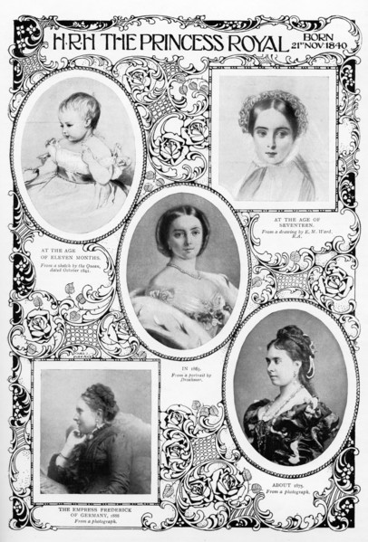 Princess Victoria Adelaide Mary Louise, eldest daughter of Queen Victoria, late 19th century. Artist: Unknown