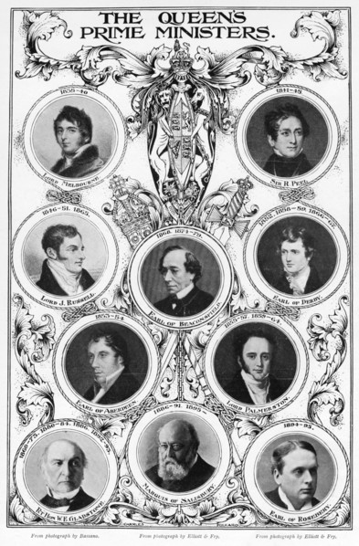 Oueen Victoria's prime ministers, 1901. Artist: Unknown