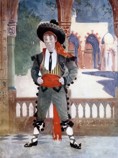 Edmund Payne in The Toreador, c1902.Artist: Ellis & Walery