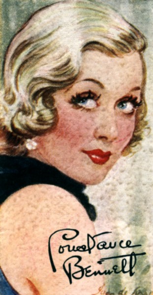 Constance Campbell Bennett, (1904-1965), US actress, 20th century. Artist: Unknown