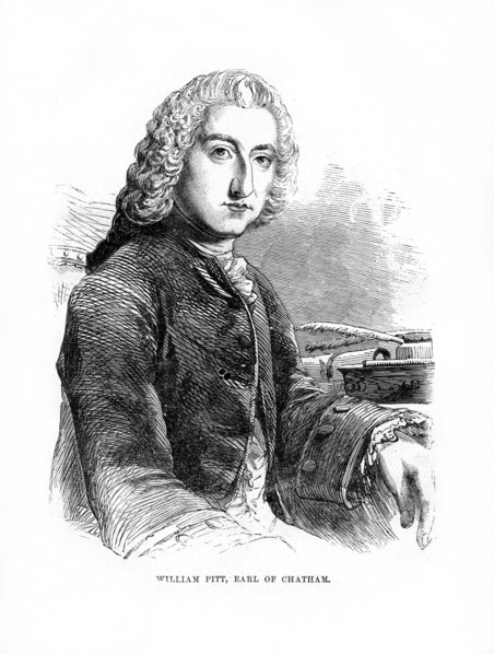William Pitt, 1st Earl of Chatham, British Whig statesman, 1872. Artist: Unknown