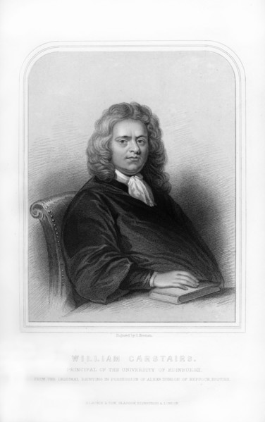 William Carstares, Scottish clergyman, (1870).Artist: S Freeman
