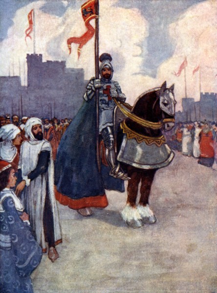 'Richard went away to Palestine', 1190, (1905).Artist: A S Forrest